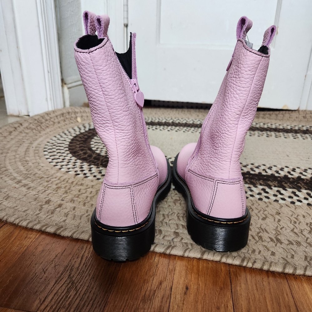 Dr. Martens Pink Bex Heart P-O Boot - Picture 6 of 11